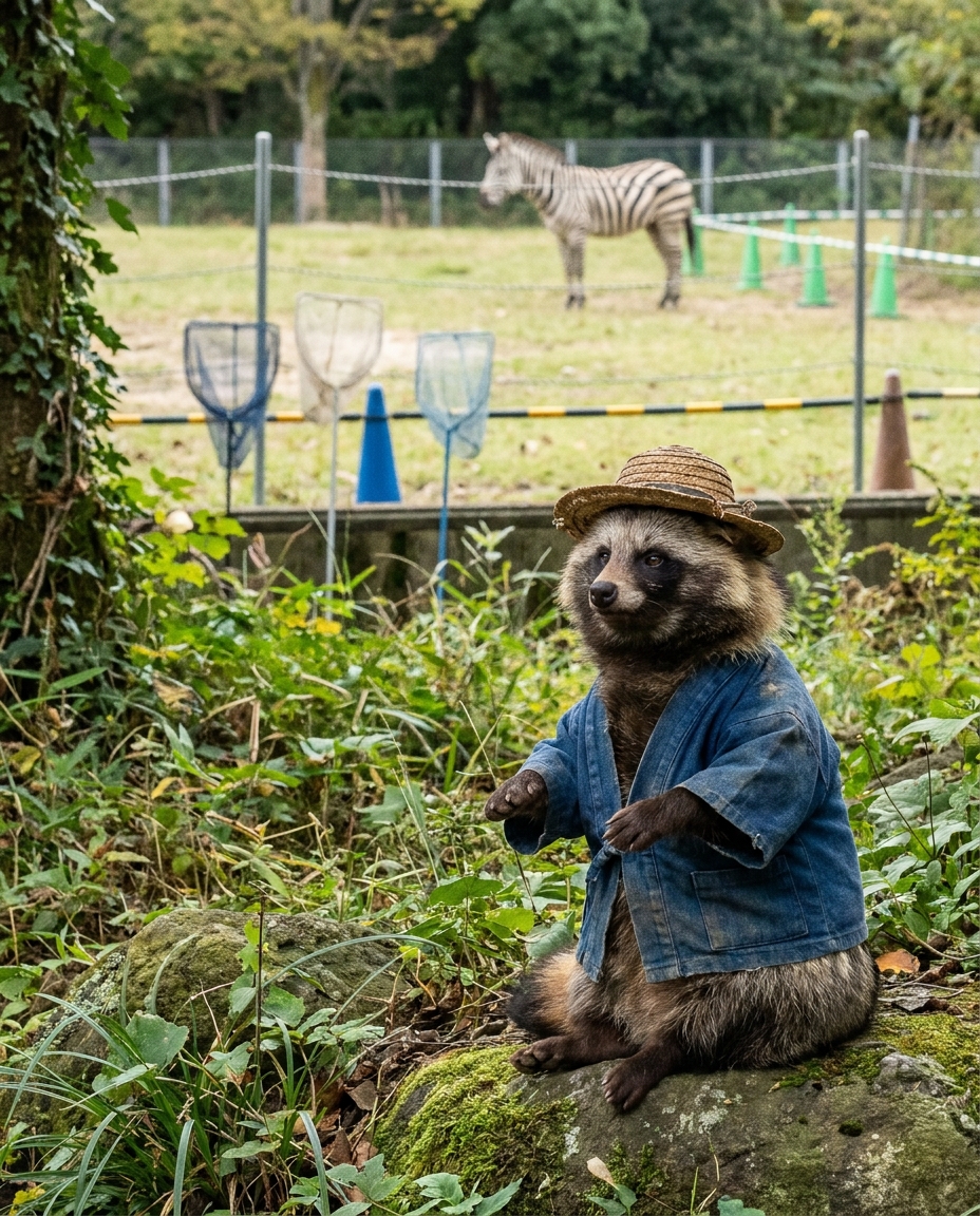 Kenji, resident tanuki, as interviewed by Webster