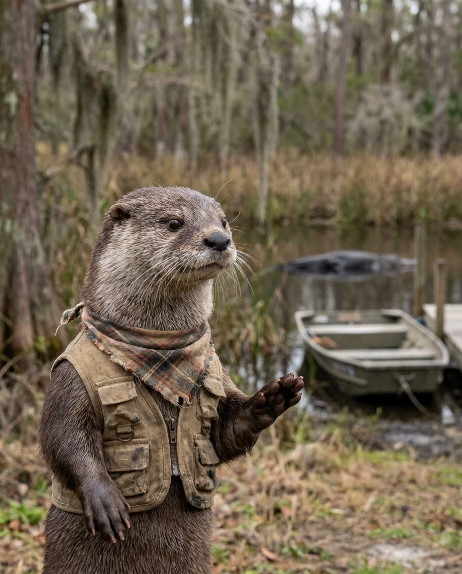 Torque, Waccamaw River otter, as interviewed by Webster
