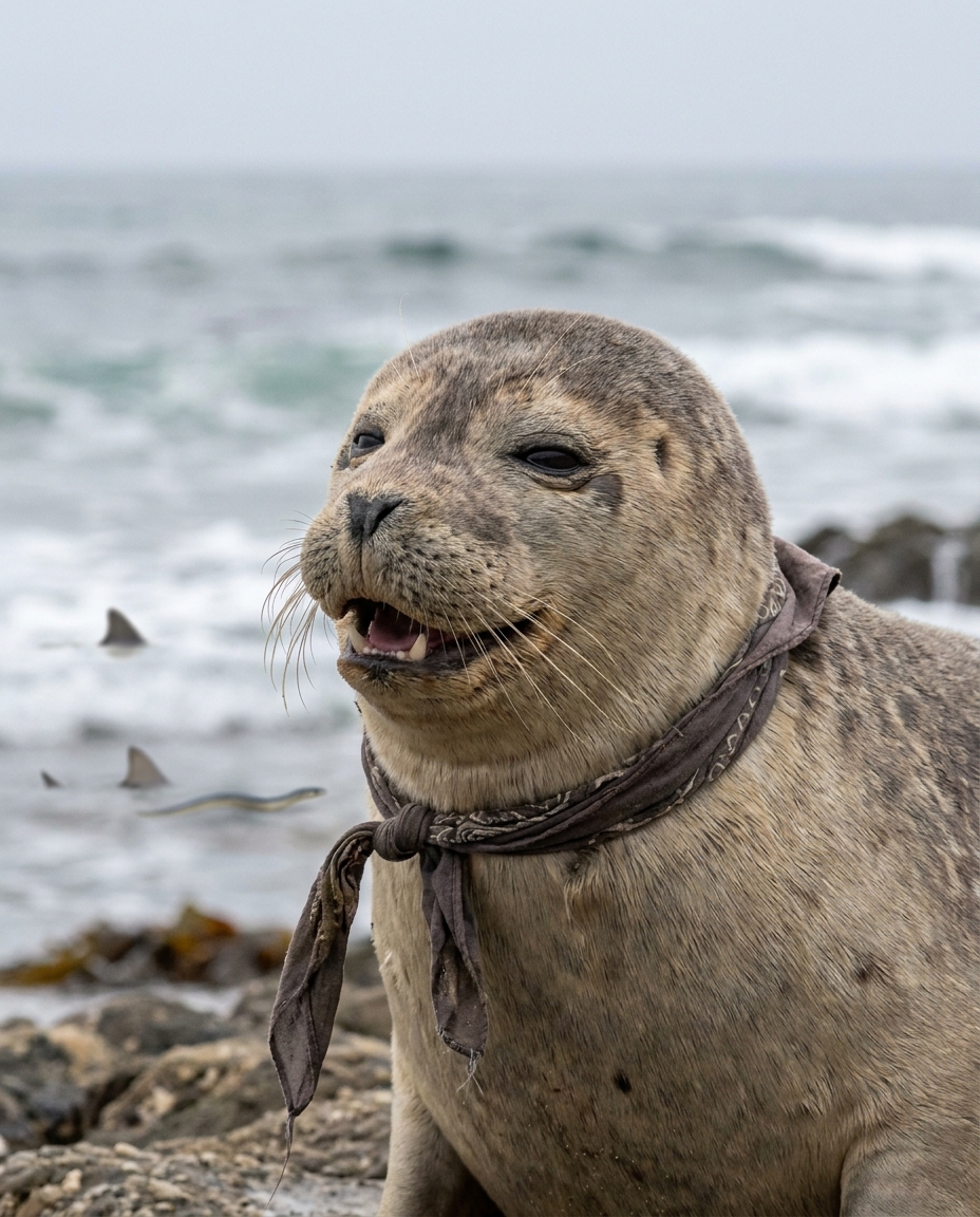 Gidget, harbor seal, as interviewed by Webster