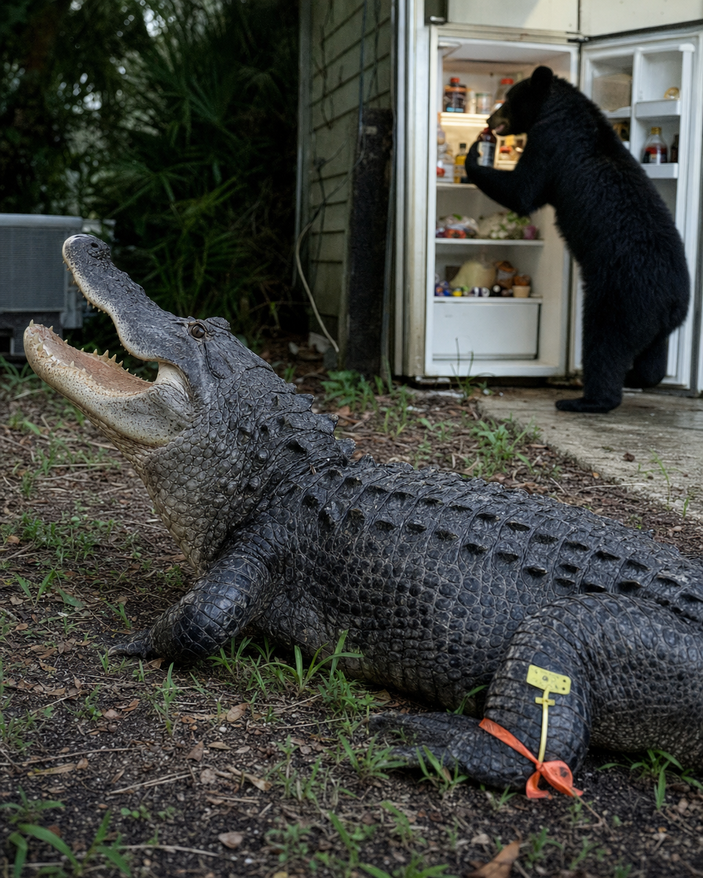Wade, a Golden Gate Estates alligator, as interviewed by Webster