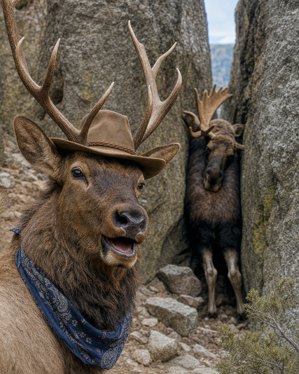 Sourdough, backcountry elk, as interviewed by Webster
