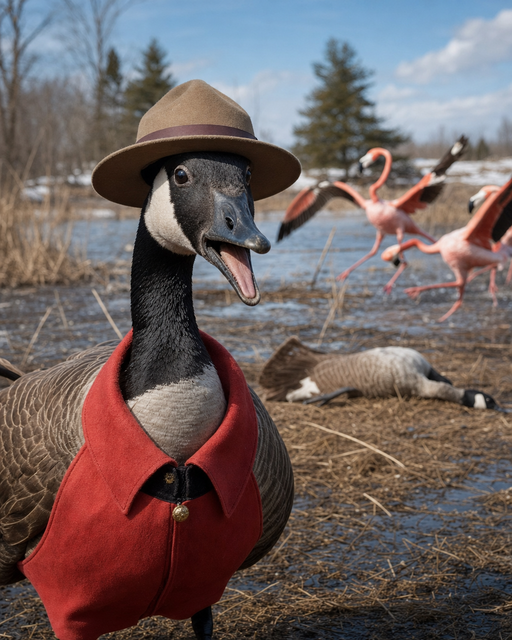 Constable Bramwell, Canada goose, as interviewed by Webster