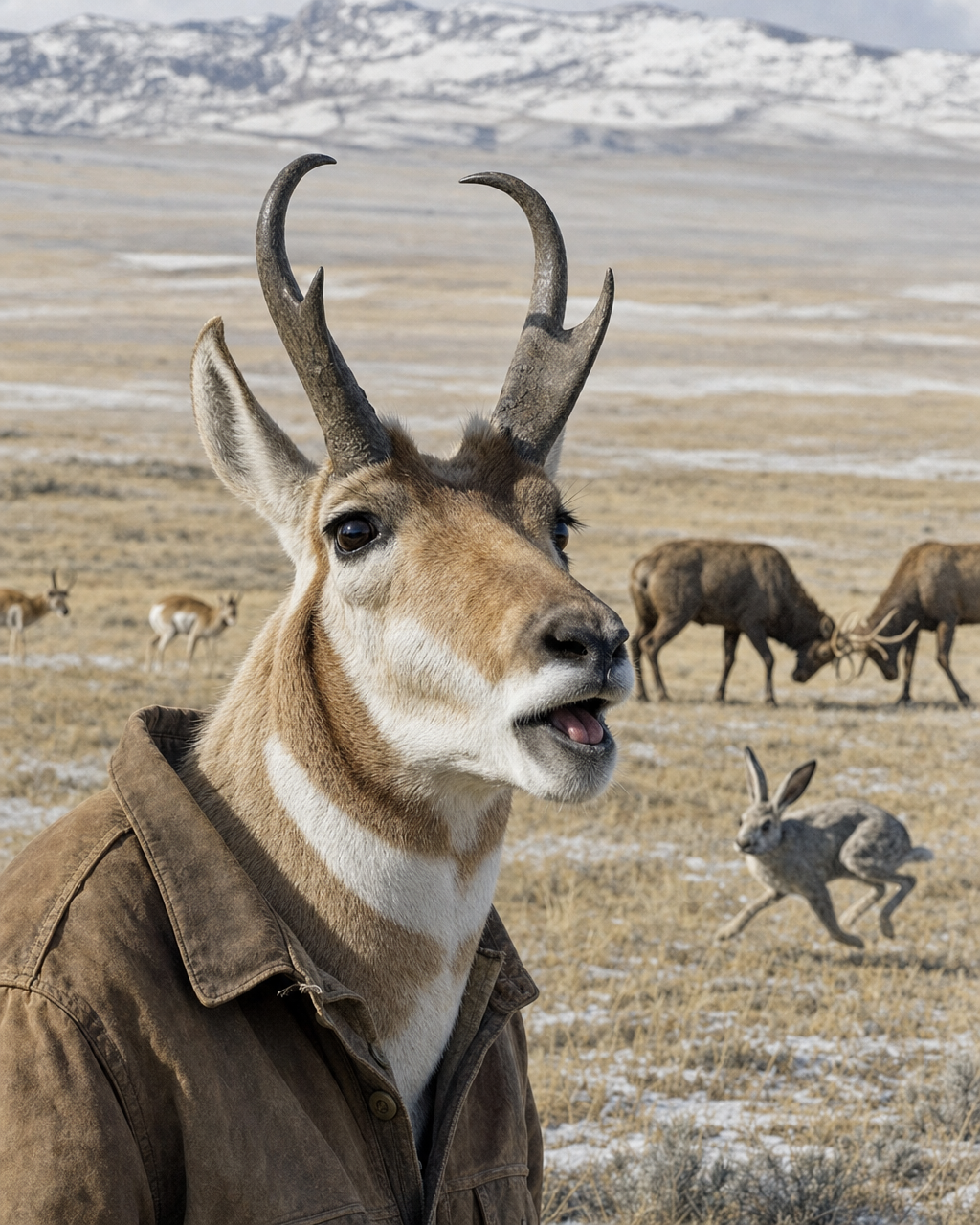 Baron, Wyoming pronghorn, as interviewed by Webster