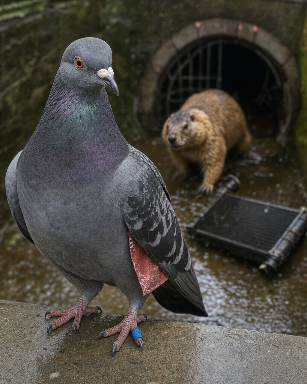 Milo, San Francisco pigeon, as interviewed by Webster