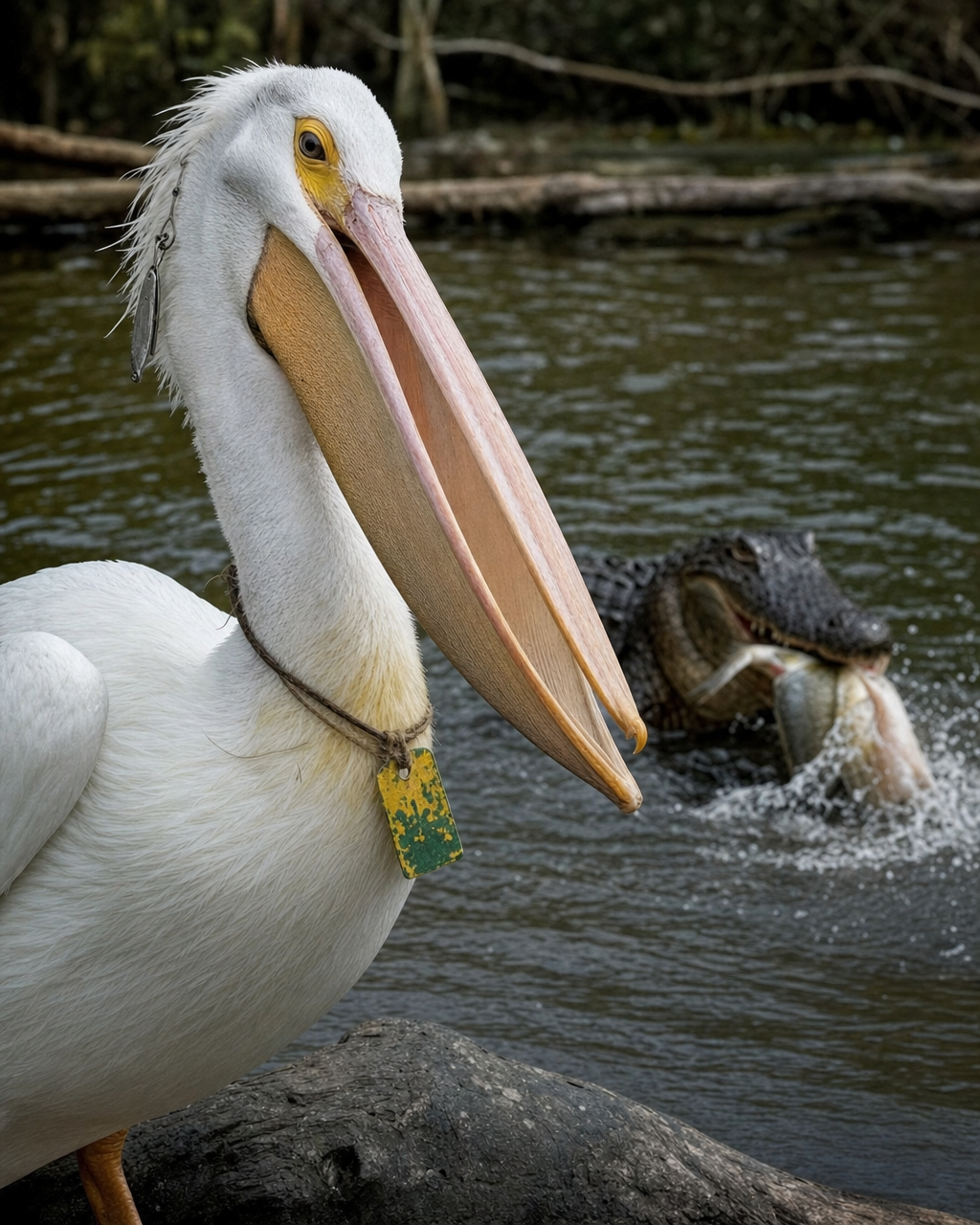 Benny, Florida pelican, as interviewed by Webster