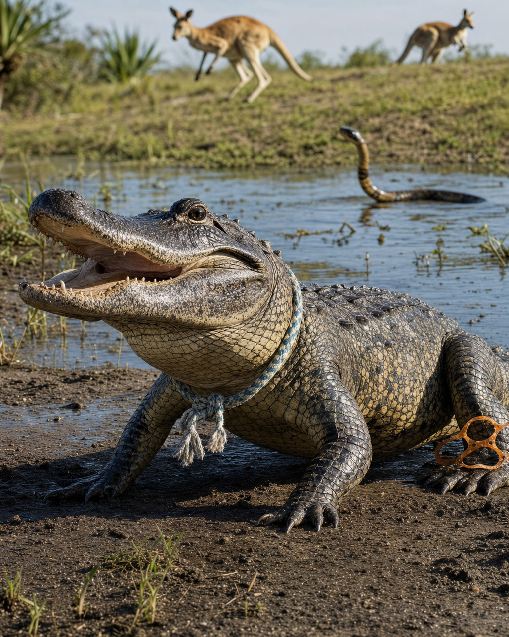 Swamp Biscuit, Florida alligator, as interviewed by Webster